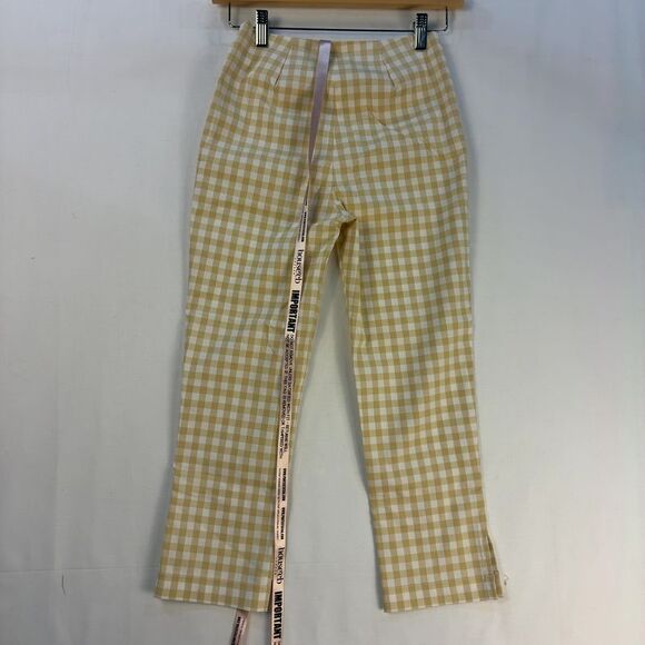 House of CB Carella Gingerbread Gingham Capris - Picture 5 of 5